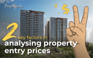 2 factors in analysing property entry prices